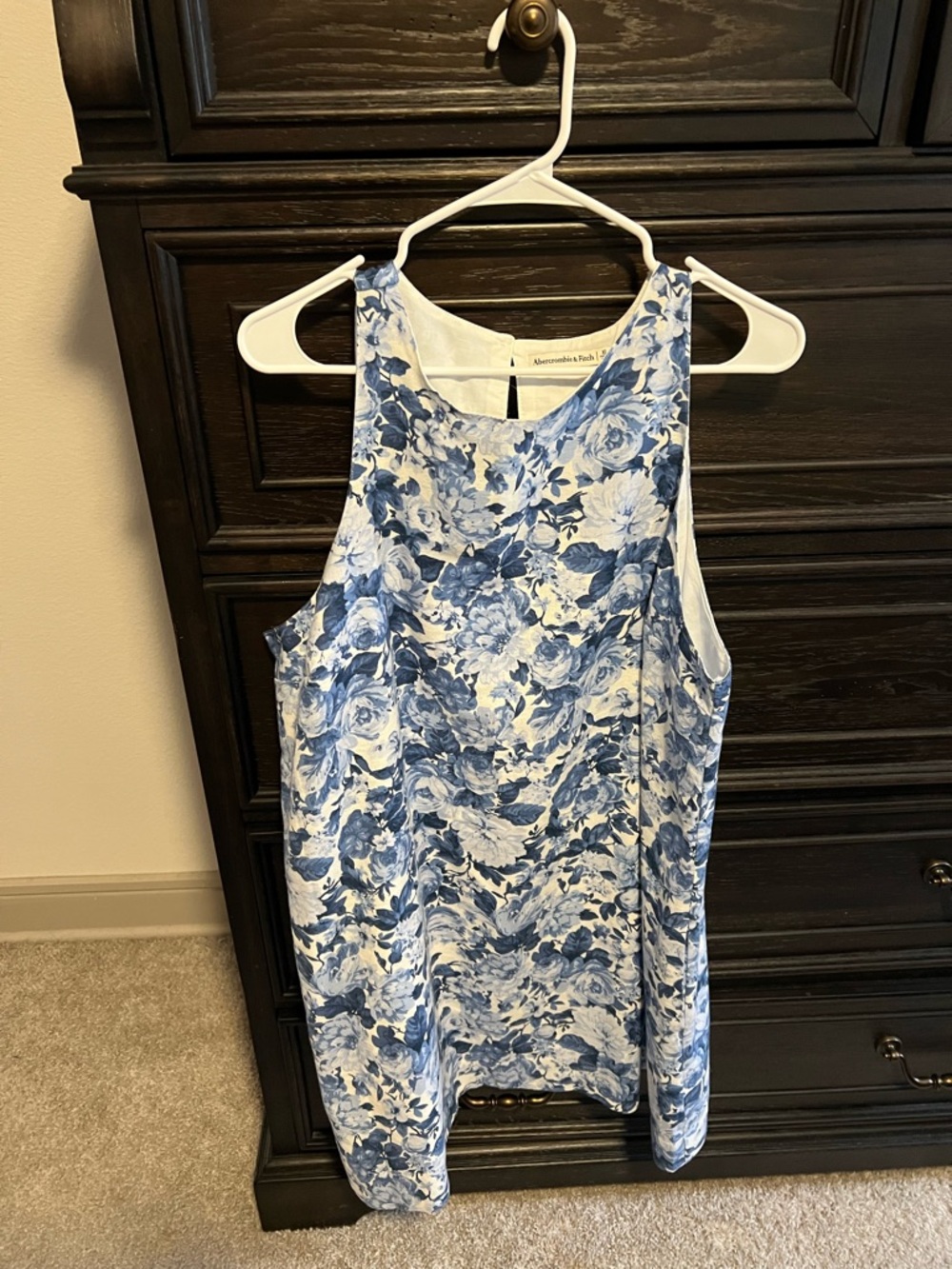 Abercrombie & Fitch Blue and White Floral Dress